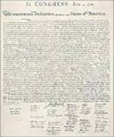 The Declaration of Independence