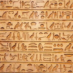 JEROGLÍFICOS EGIPCIOS (	3200 a. C. - 400 d. C.)