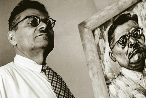 Orozco realizó su primera exposición en la Librería Biblos