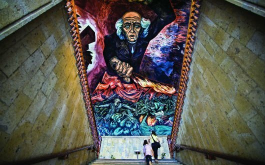 Orozco pintó murales en Guadalajara durante 3 años