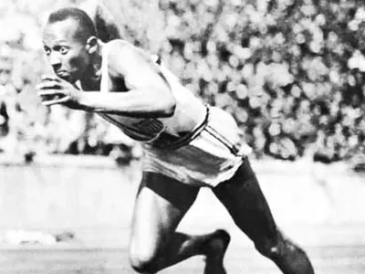 Jesse Owens wins 4 Gold medals