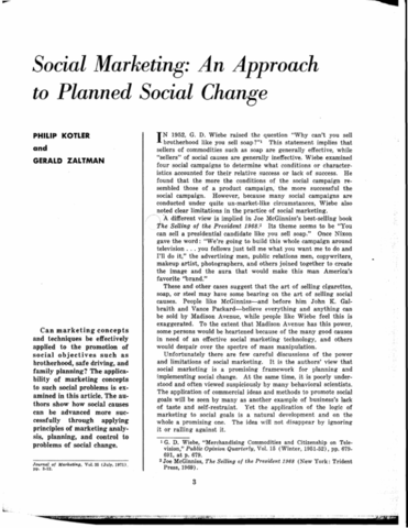 Marketing Changing Social