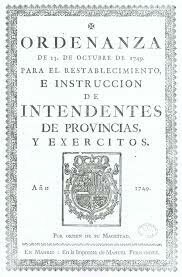 CREACIÓ D'INTENDÈNCIES