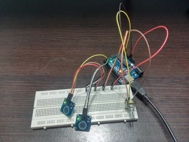 Control de cursor por botones.