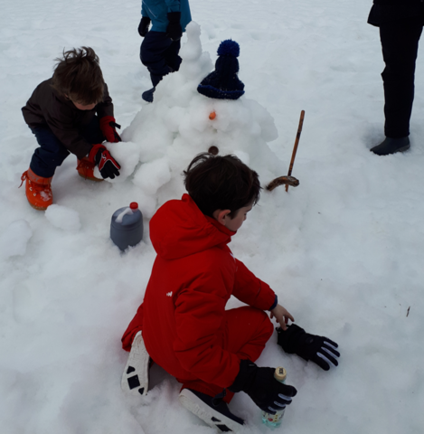 Vaig a esquiar per primera vegada