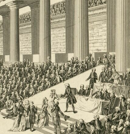 Députés font l'assemblée nacionale constituante