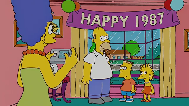 1987 The Simpsons First Appear
