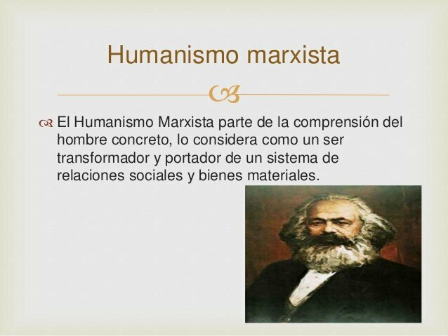 HUMANISMO MARXISTA