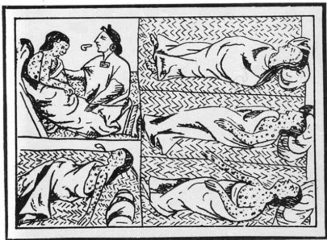 La viruela llega a México