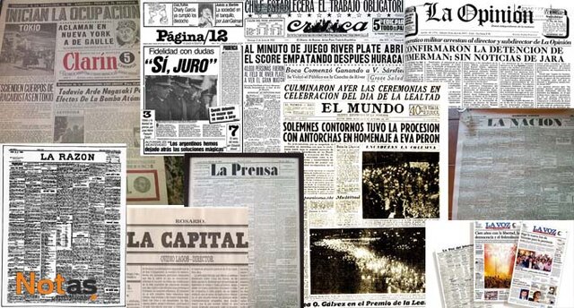 Grandes diarios en Argentina