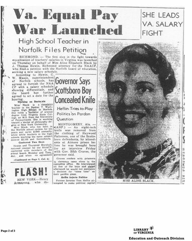 Unequal pay between black and white teachers