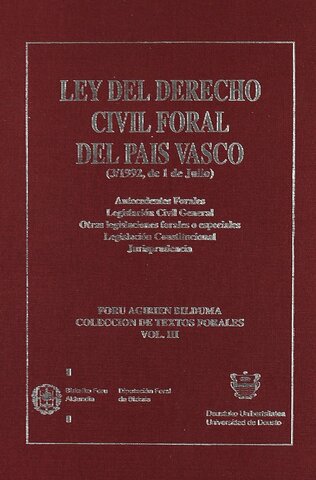 Ley foral vasca 3/1992