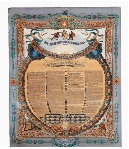 Constitución de La Confederación suiza