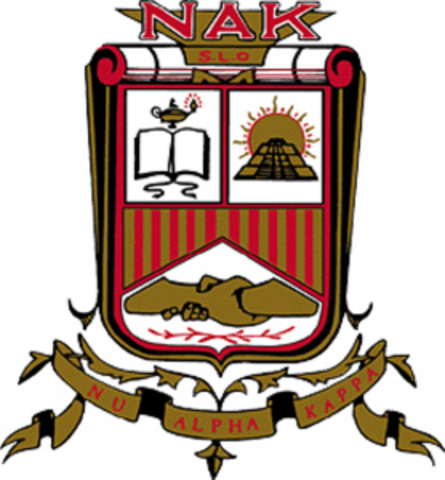 joined Nu Alpha Kappa Fraternity