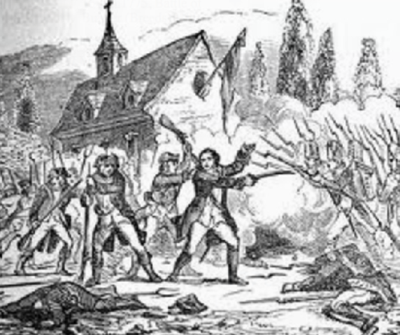 The battles of Lexington and Concord