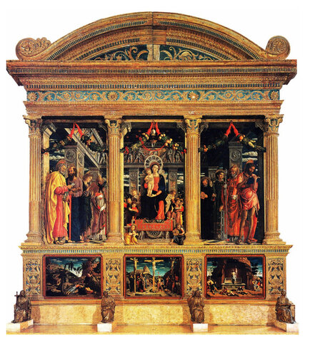 Pala di San Zeno, Mantegna