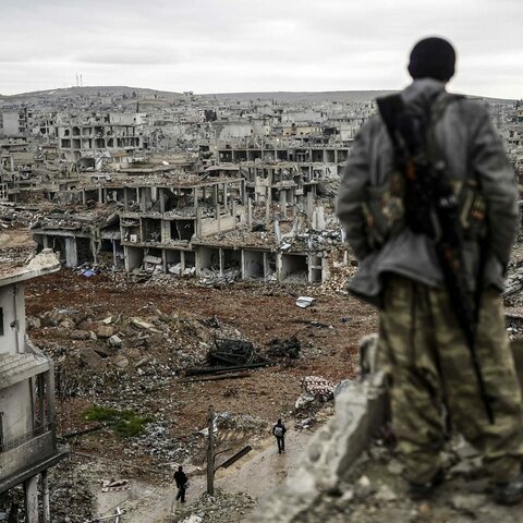 Beginning of the civil war in Syria.