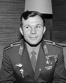 The first human spaceflight, Yuri Gagarin