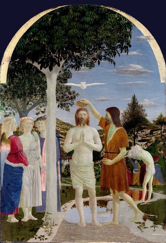 Battesimo di Cristo, Piero della Francesca