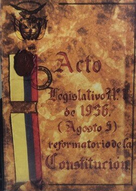 REFORMA CONSTITUCIONAL 1936