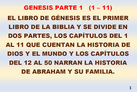 Los once primeros capítulos del Génesis