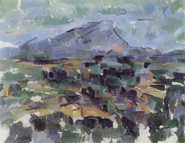 La Montagna di Saint Victoire - P. Cézanne