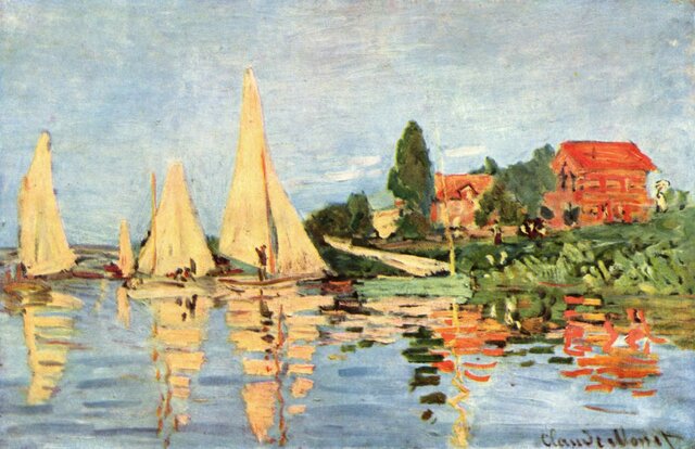 Regate ad Argenteuil - C. Monet