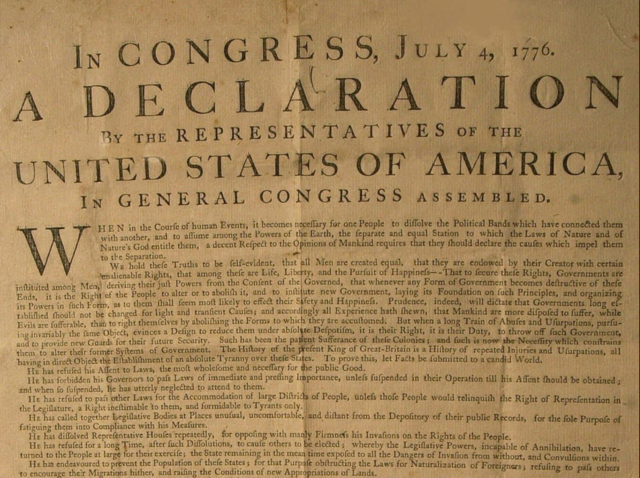 Declaration of Independence