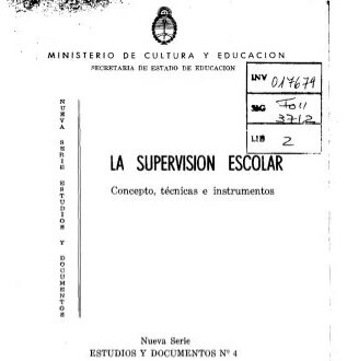 Elaboración de los Manuales de operación de la supervisión escolar de educación primaria