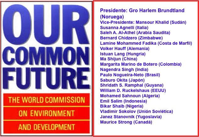 Creación del Informe Brundtland (Tokio, Japón)