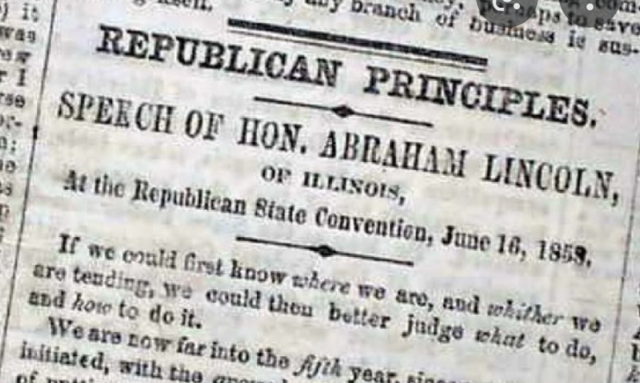 House Divided Speech