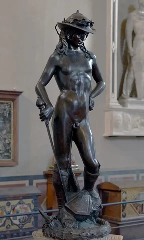 "el David de bronce" de donatello