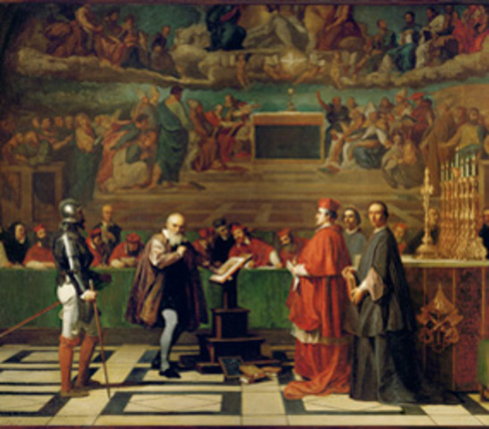Galileo is put under house arrest for teaching Copernicanism