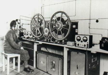 First Tape Recorder for Broadcasting
