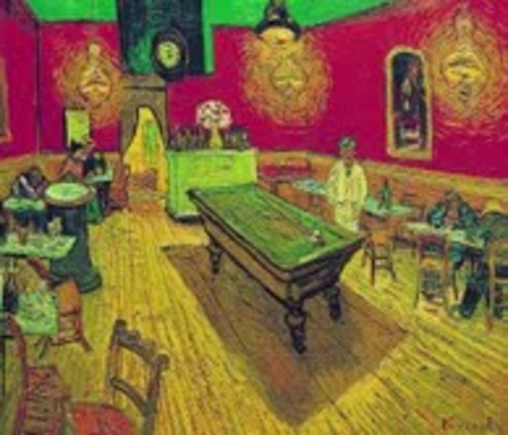 Vincent Van Gogh's "The Night Cafe"