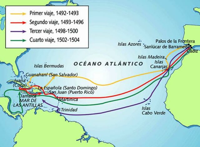 Quart viatge de Cristòfol Colom a Amèrica.
