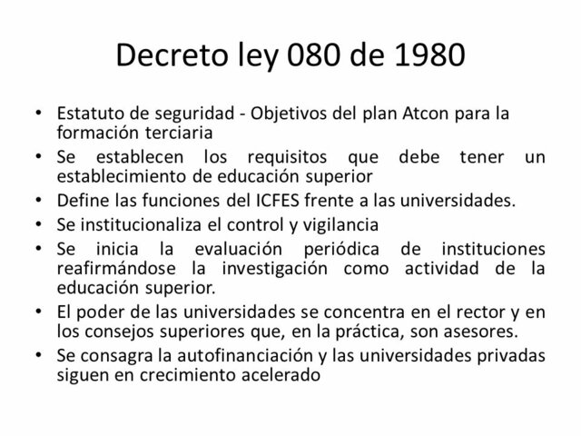 Decreto 80