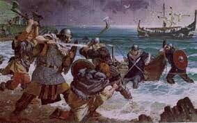 The beginning of the Viking attacks