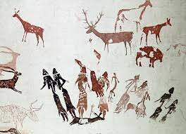 Paintings in the Mesolithic era