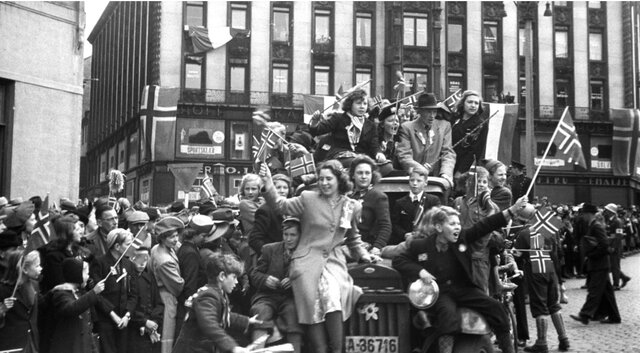 Andre verdenskrig tok slutt