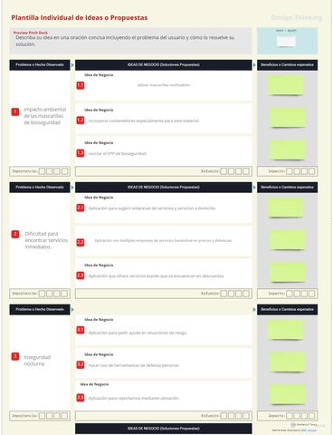 Plasma de tormenta de ideas (seleccionadas)