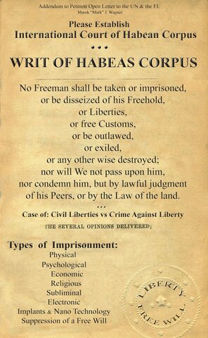 Writ of Habeas Corpus