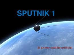 1957 primer satélite en órbita artificial.