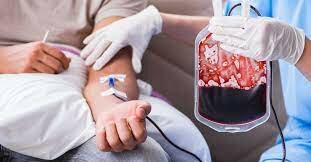 First blood transfusion