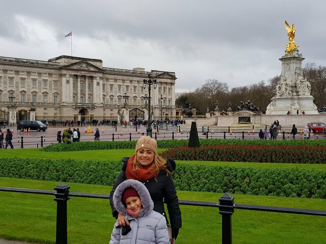 Quan vaig anar de viatge a Londres amb la meva familia i vam anar a visitar el Palau de Buchingham