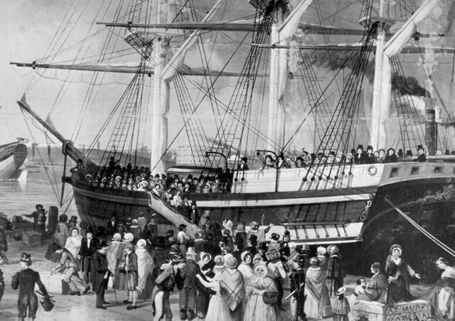 1850 the start of migration to america