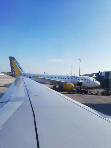 El meu primer viatge amb avio