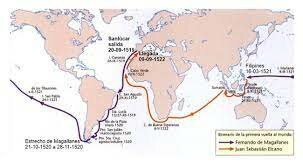 Primera volta al món per la part de Magallanes i Elcano