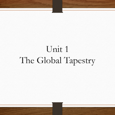 Timeline: AP World Unit 1