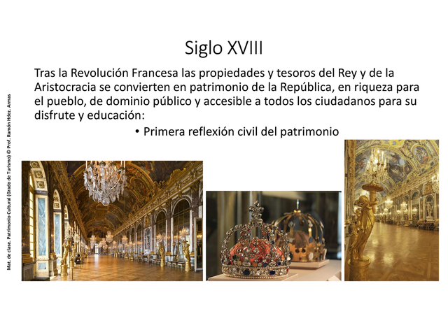 Patrimonio en la antiguedad